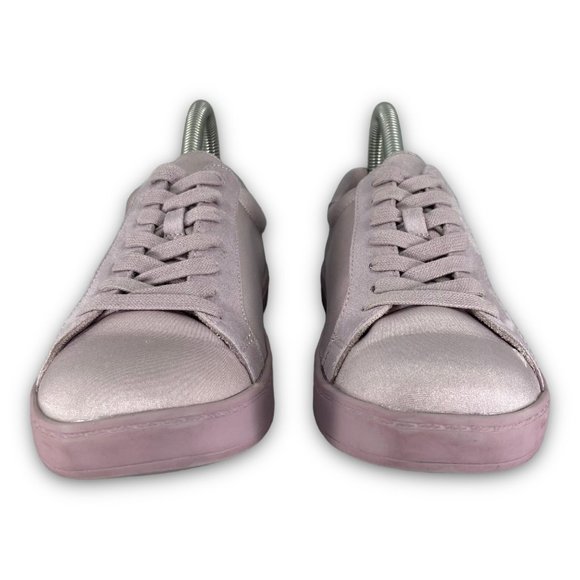 Call It Spring Ferrawet Sneakers Satin Low Top Lace Up Lavender Women 7 - Picture 5 of 11